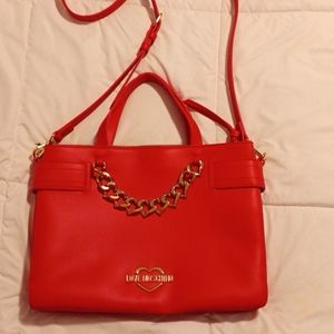 Love Moschino red pocketbook